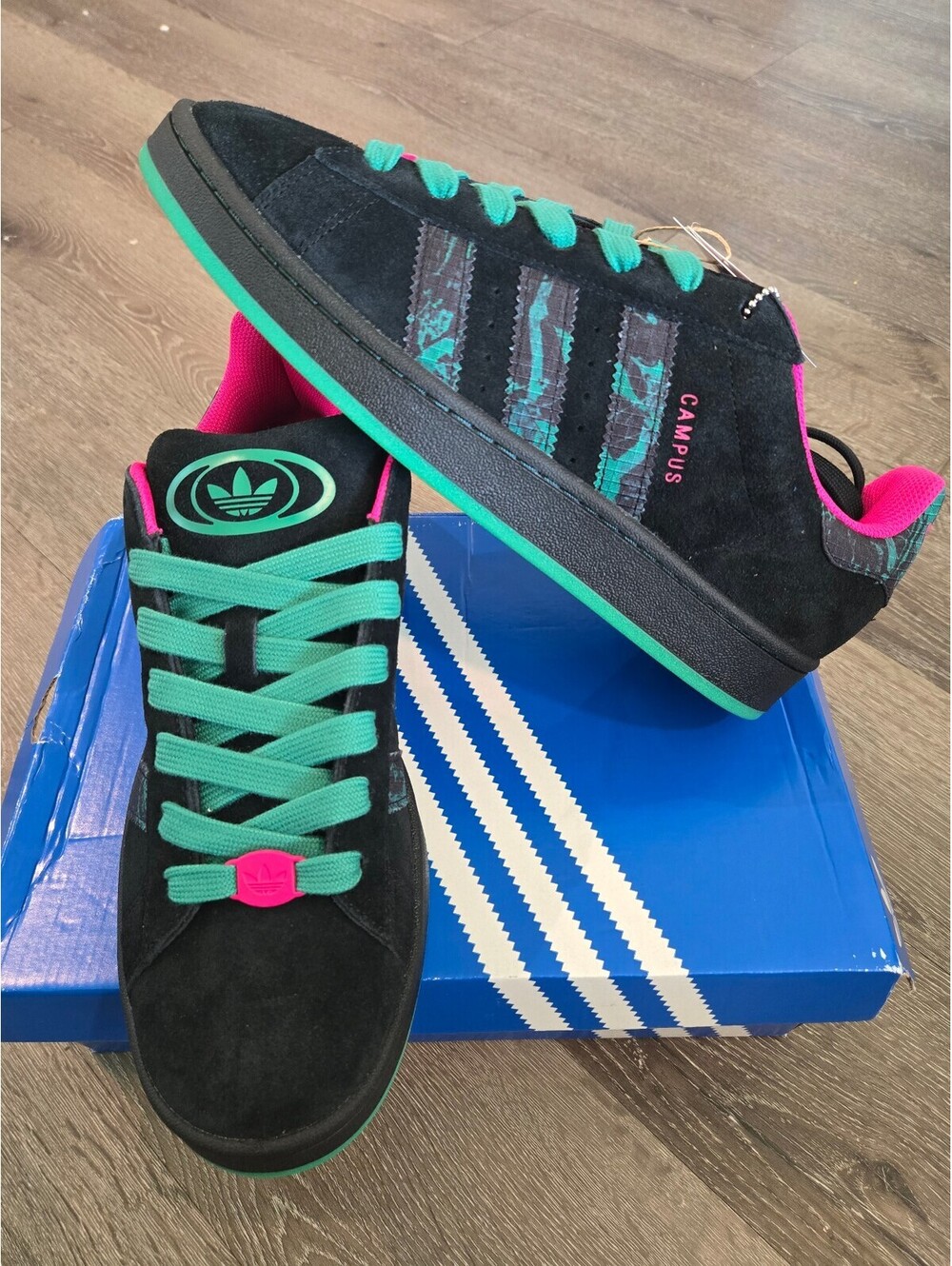 Adidas Campus 00s Mexico City Black Green Men 11 HP3563 NIB